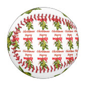 陽気なクリスマス休暇のヤドリギ 野球ボール (正面左)