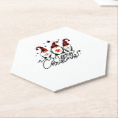 陽気なクリスマス格言 ペーパーコースター (アングル)