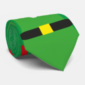 陽気なクリスマス赤い緑の小妖精や小人キャラクターの首のネクタイ ネクタイ (ロール)