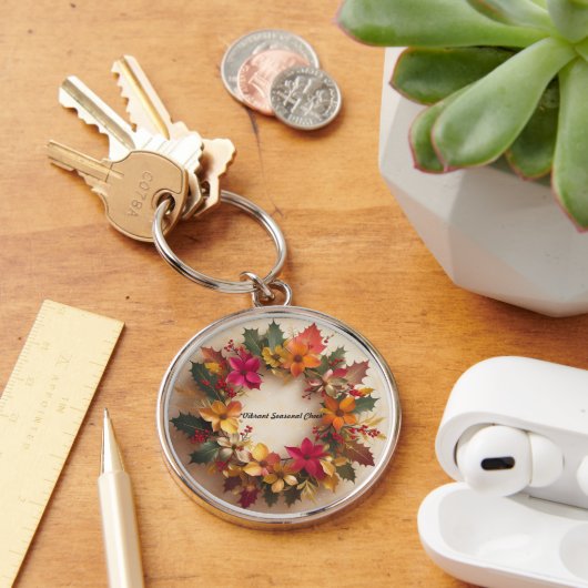 「陽気なクリスマス開花」 キーホルダー (デスク)