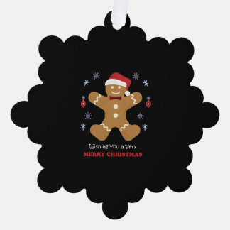 陽気なクリスマス オーナメントカード