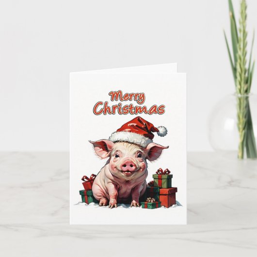 陽気なクリスマス カード (正面)