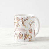 陽気なクリスマス コーヒーマグカップ (正面右)