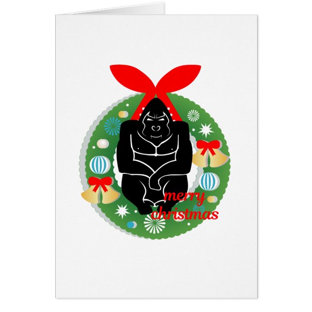 陽気なクリスマス・ゴリラ (正面)