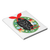 陽気なクリスマス・ゴリラ ノートパッド (アングル)