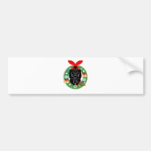 陽気なクリスマス・ゴリラ バンパーステッカー