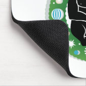 陽気なクリスマス・ゴリラ マウスパッド (コーナー)