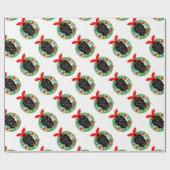 陽気なクリスマス・ゴリラ ラッピングペーパー (フラット)