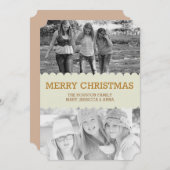 陽気なクリスマス シーズンカード (正面/裏面)