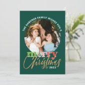 陽気なクリスマス シーズンカード (スタンド正面)