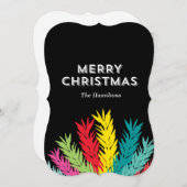 陽気なクリスマス シーズンカード (正面/裏面)