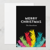 陽気なクリスマス シーズンカード (正面/裏面)