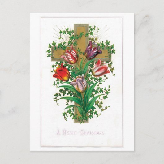 陽気なクリスマス シーズンポストカード (正面)