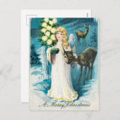 陽気なクリスマス シーズンポストカード (正面/裏面)