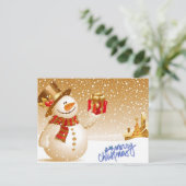 陽気なクリスマス シーズンポストカード (スタンド正面)