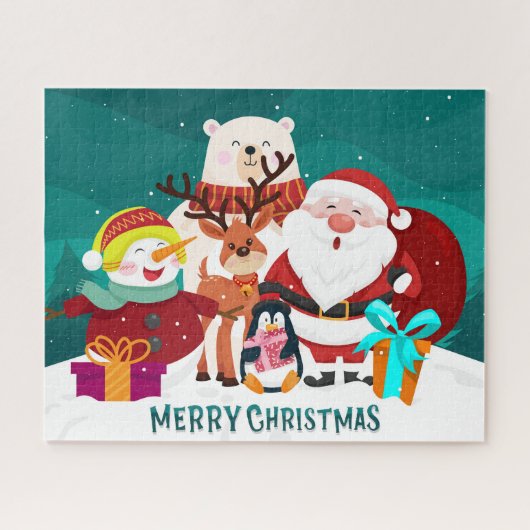 陽気なクリスマス ジグソーパズル (横)