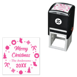 陽気なクリスマス セルフインキングスタンプ