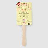 陽気なクリスマス ハンドファン (裏面)