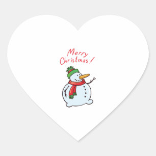 陽気なクリスマス ハートシール