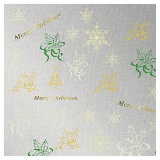 陽気なクリスマス ファブリック (クローズアップ)