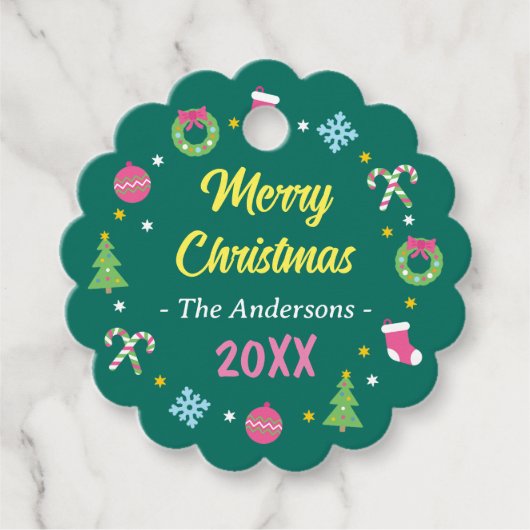 陽気なクリスマス フェイバータグ (正面)