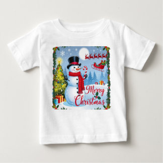 陽気なクリスマス ベビーTシャツ