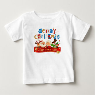 陽気なクリスマス ベビーTシャツ