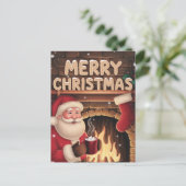 陽気なクリスマス ポストカード (スタンド正面)