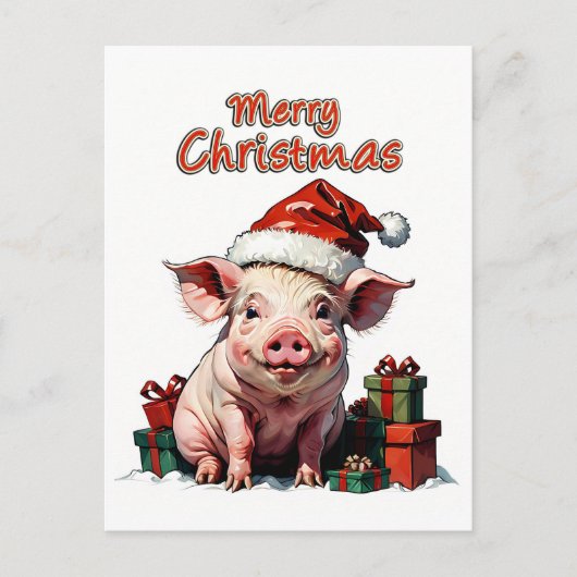 陽気なクリスマス ポストカード (正面)