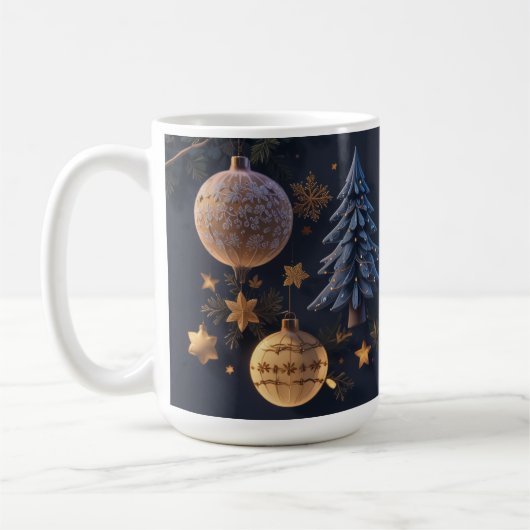 陽気なクリスマス_マグカップ(&C) コーヒーマグカップ (左)