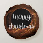陽気なクリスマス ラウンドクッション (裏面)