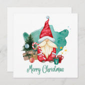 陽気なクリスマス 招待状 (正面/裏面)