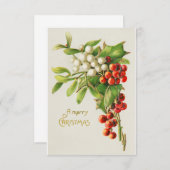 陽気なクリスマス 招待状 (正面/裏面)