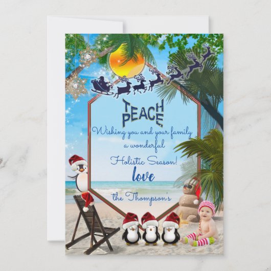 陽気なクリスマス 招待状 (正面)