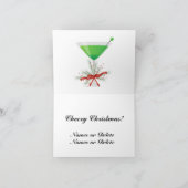 陽気なクリスマス!枚 シーズンカード (内部)