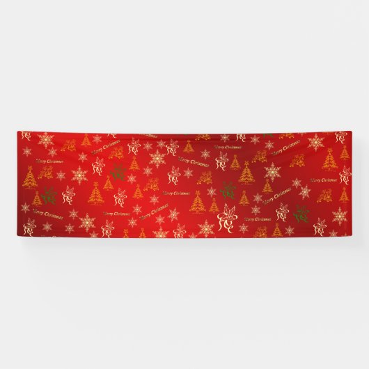 陽気なクリスマス 横断幕 (横)