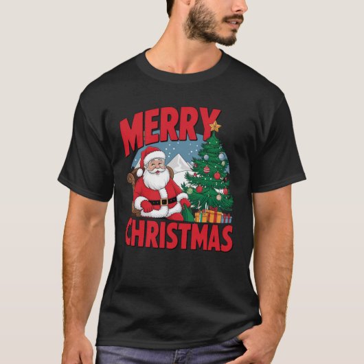 陽気なクリスマス Tシャツ (正面)