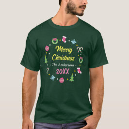陽気なクリスマス Tシャツ