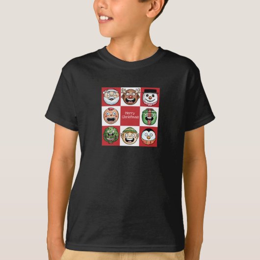 陽気なクリスマス Tシャツ (正面)