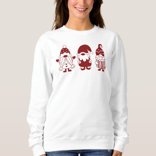 陽気なクリスマスTシャツ スウェットシャツ (正面)