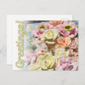 陽気なグリーティングカード ポストカード (正面/裏面)