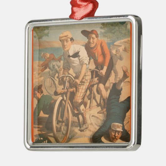 "陽気なコニーアイランド"の喜歌劇ポスター#1で メタルオーナメント (左)