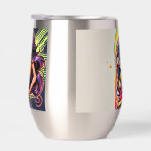 陽気なサリー漫画のウォーターボトルデザイン- Tradi (右面)