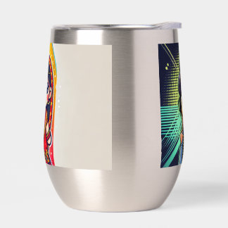 陽気なサリー漫画のウォーターボトルデザイン- Tradi