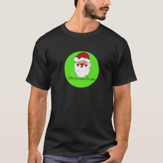 陽気なサンタのプレミアム Tシャツ