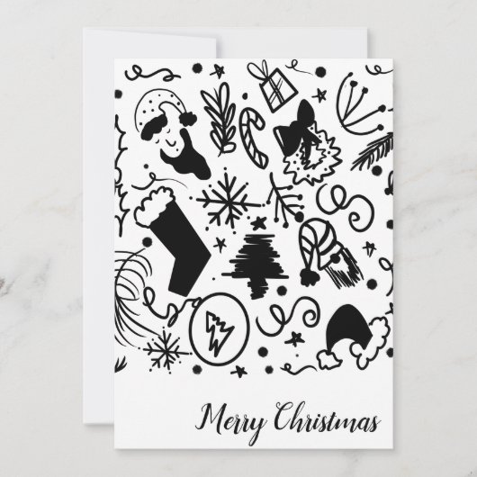 陽気なサンタの落書き クリスマス (正面)