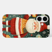 陽気なサンタクロースのクリスマスギフト Case-Mate iPhoneケース (裏面 (横))