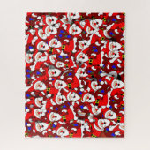 陽気なサンタクロースの海 ジグソーパズル (縦)