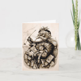 陽気なサンタクロース カード