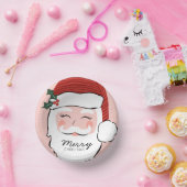 陽気なサンタ顔 |メリークリスマス ペーパーボウル (パーティー)